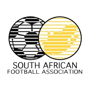 South African Football Association logo listed in soccer teams decals.