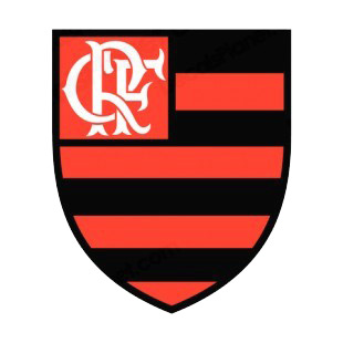 Clube de Regatas do Flamengo soccer team logo listed in soccer teams decals.