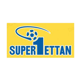 Super1ettan logo listed in soccer teams decals.