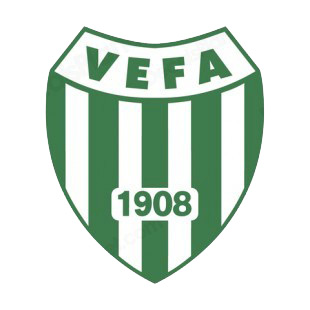 Vefa SK soccer team logo listed in soccer teams decals.