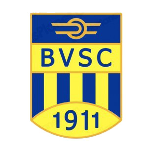 BVSC Zuglo soccer team logo listed in soccer teams decals.