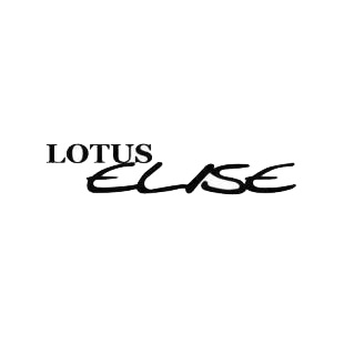 Lotus Elise listed in lotus decals.