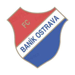 FC Banik Ostrava soccer team logo listed in soccer teams decals.