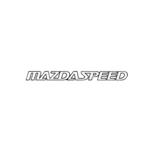 Mazda Speed listed in mazda decals.
