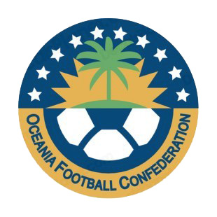 Oceania Football Association soccer team logo listed in soccer teams decals.