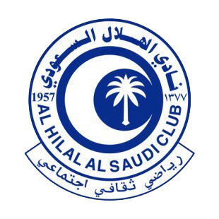 Al Hilal Saudi Club soccer team logo listed in soccer teams decals.