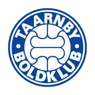 Tarnby Boldklub soccer team logo listed in soccer teams decals.