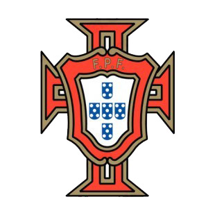 FPF Portuguese Football Federation soccer team logo listed in soccer teams decals.