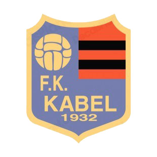 FK Kabel soccer team logo listed in soccer teams decals.