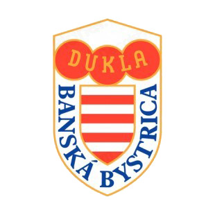 FK Dukla Banska Bystrica soccer team logo listed in soccer teams decals.