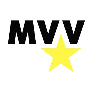 MVV soccer team logo listed in soccer teams decals.