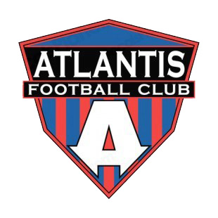 Atlantis FC soccer team logo listed in soccer teams decals.