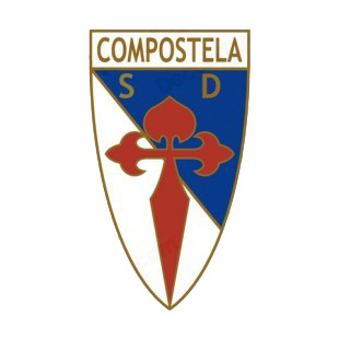SD Compostela soccer team logo listed in soccer teams decals.