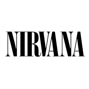 Nirvana logo listed in famous logos decals.
