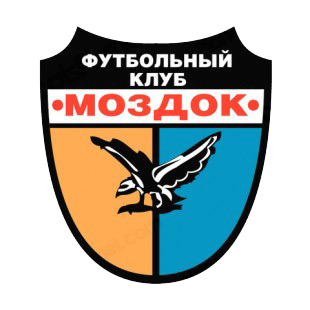 FC Mozdok soccer team logo listed in soccer teams decals.
