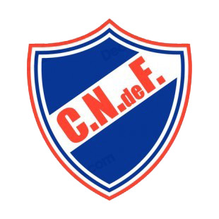 Club Nacional de Football soccer team logo listed in soccer teams decals.