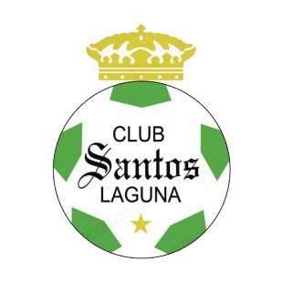 Club Santos Laguna soccer team logo listed in soccer teams decals.
