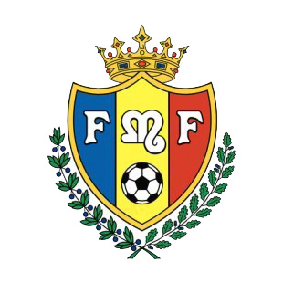 Football Association of Moldova logo listed in soccer teams decals.
