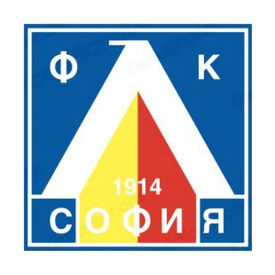 PFC Levski Sofia soccer team logo listed in soccer teams decals.