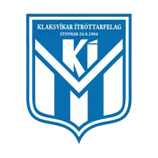 KI Klaksvik soccer team logo listed in soccer teams decals.
