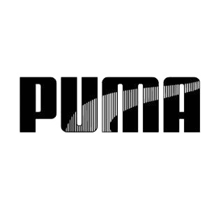 Puma stripe logo listed in famous logos decals.
