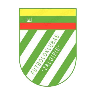 Futbolo Klubas Zalgilis soccer team logo listed in soccer teams decals.