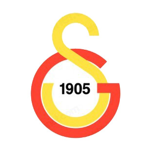 Galatasaray SK soccer team logo listed in soccer teams decals.