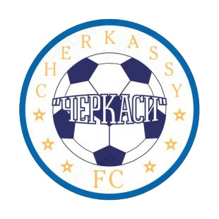 Cherkassy FC soccer team logo listed in soccer teams decals.