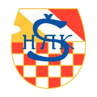 NK HASK Zagreb soccer team logo listed in soccer teams decals.