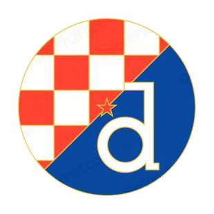 NK Dinamo Zagreb soccer team logo listed in soccer teams decals.