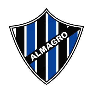 Club Almagro soccer team logo listed in soccer teams decals.