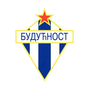 FK Buducnost soccer team logo listed in soccer teams decals.