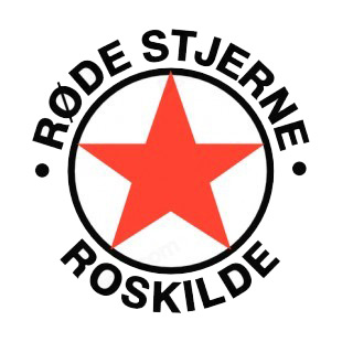 Rode Stjerne BK soccer team logo listed in soccer teams decals.