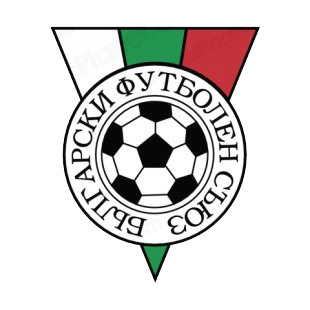 Bulgarian Football Union logo listed in soccer teams decals.