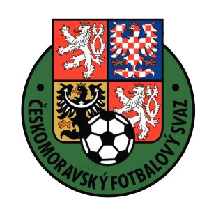 Czech Republic Football Federation soccer team logo listed in soccer teams decals.