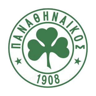 Panathinaikos FC soccer team logo listed in soccer teams decals.