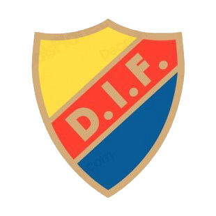 Djurgardens IF soccer team logo listed in soccer teams decals.