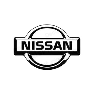 Nissan logo listed in nissan decals.