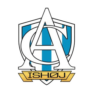 AC Ishoj soccer team logo listed in soccer teams decals.