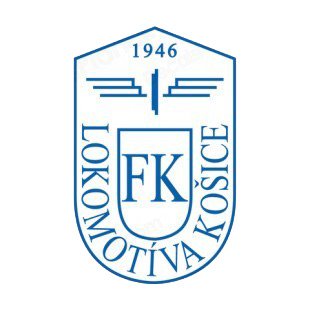FC Lokomotiva Kosice soccer team logo listed in soccer teams decals.