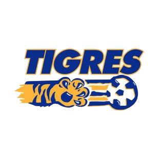 Tigres soccer team logo listed in soccer teams decals.