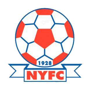 NY FC soccer team logo listed in soccer teams decals.