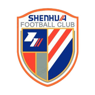 Shanghai Shenhua FC soccer team logo listed in soccer teams decals.