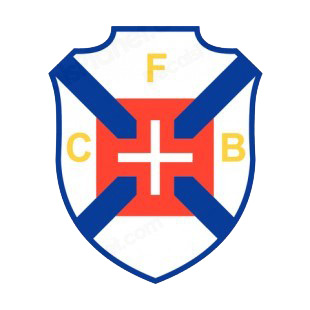 CF Os Belenenses soccer team logo listed in soccer teams decals.