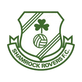 Shamrock Rovers FC soccer team logo listed in soccer teams decals.