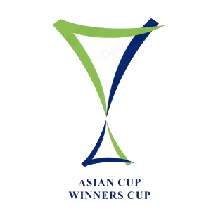 Asian cup winners cup logo listed in soccer teams decals.