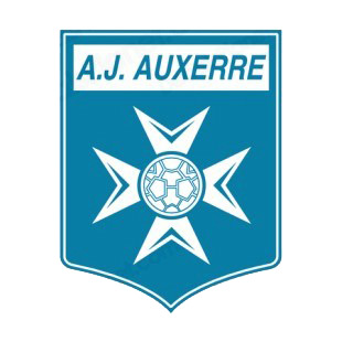 AJ Auxerre soccer team logo listed in soccer teams decals.