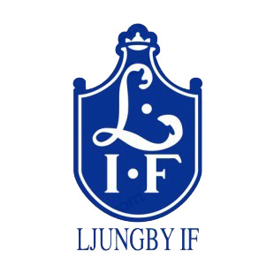 Ljungby IF soccer team logo listed in soccer teams decals.
