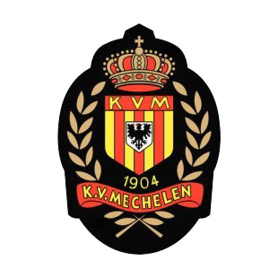 KV Mechelen soccer team logo listed in soccer teams decals.