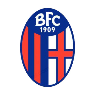 Bologna FC 1909 soccer team logo  listed in soccer teams decals.